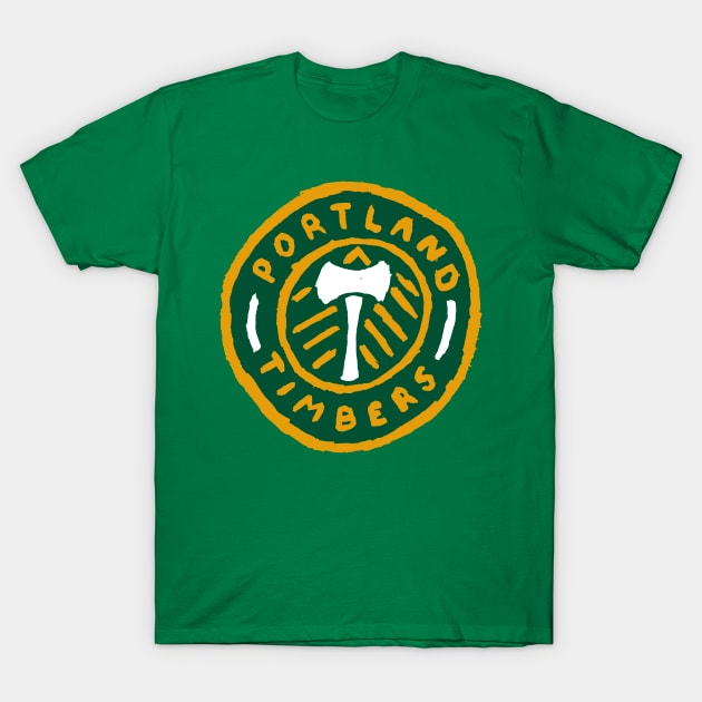 Portland Timbeeeers 13 T-Shirt by Very Simple Graph